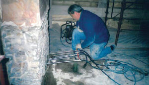 Iniezione resina Chiesa San Catervo