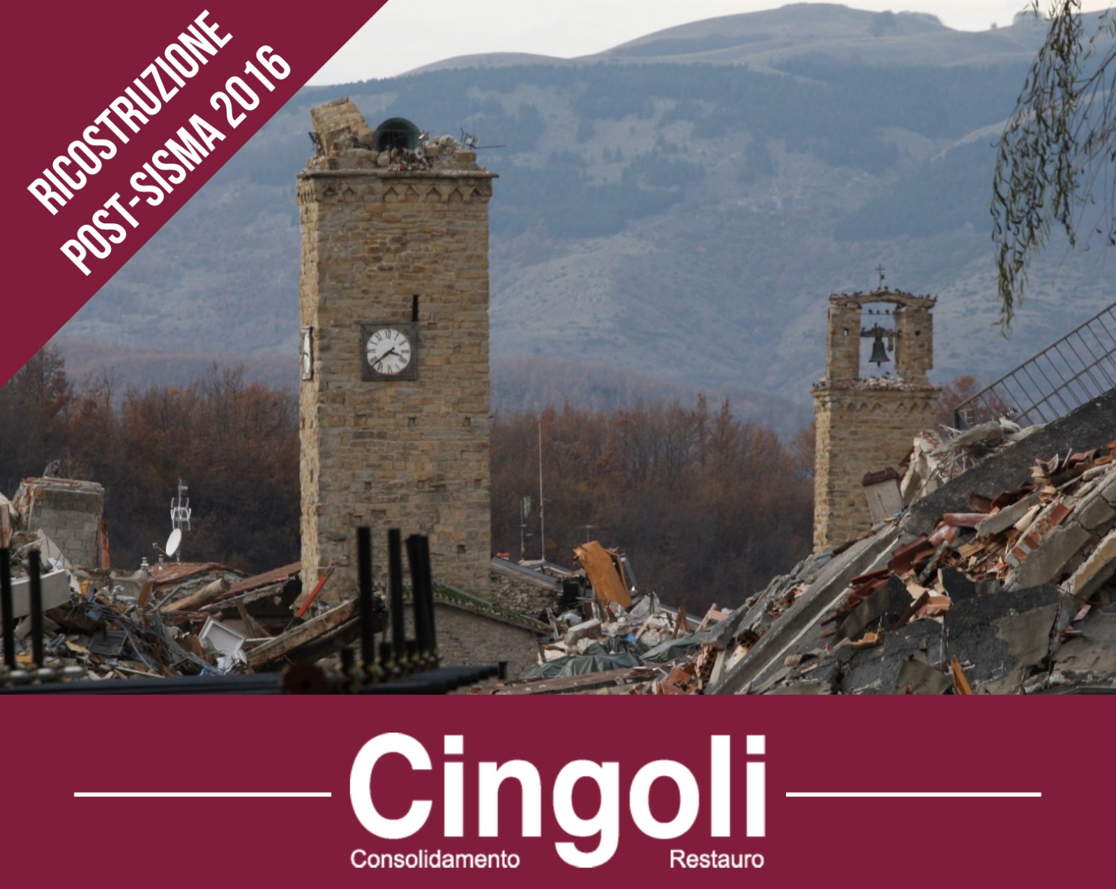 Ricostruzione Post-Sisma 2016 &ndash; Impresa Cingoli &ndash; Consolidamento e Restauro